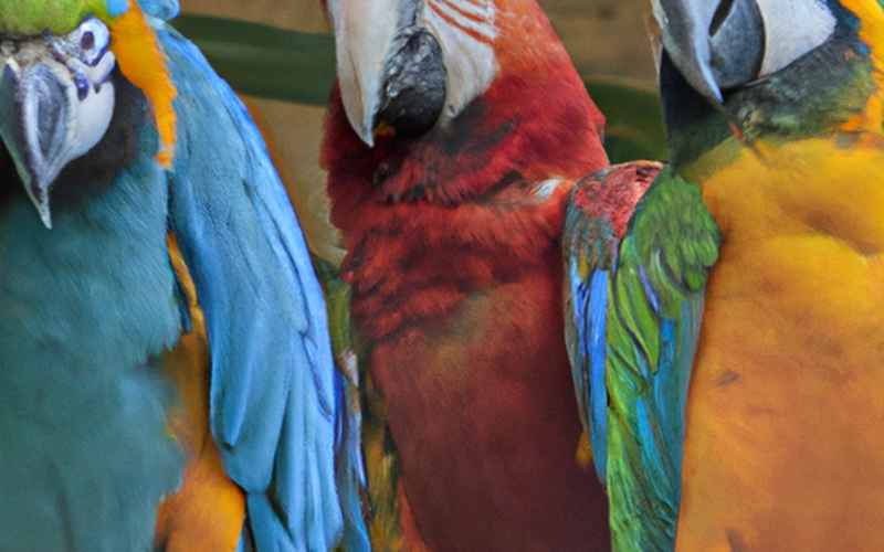 Merkmale der Ara Papageie
