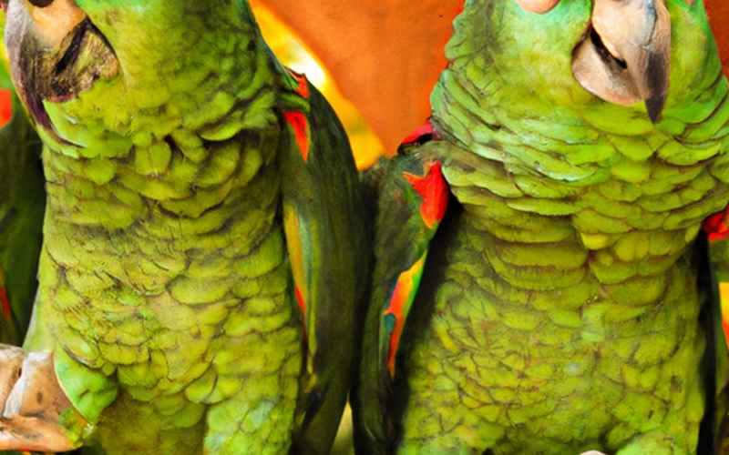 Soziale Strukturen und Verhaltensweisen der Amazonen Papagei Arten