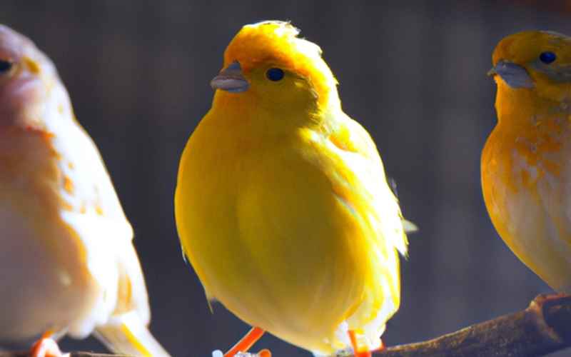 Farbenpracht der Kanarienvögel und ihr Einfluss auf das Gewicht