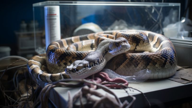 Behandlungsmöglichkeiten bei Schlangen Krankheit Hautmykose