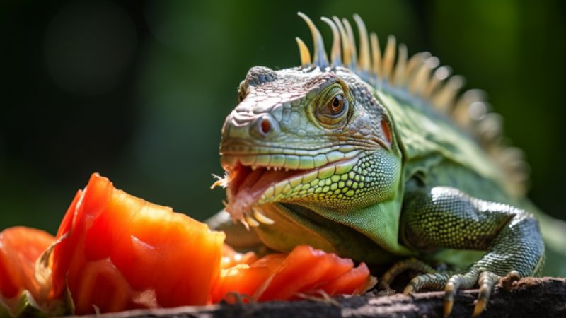 Die optimale Futterzusammenstellung für Leguanen