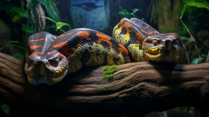 Fortpflanzung und Verbreitung von Riesen Pythons