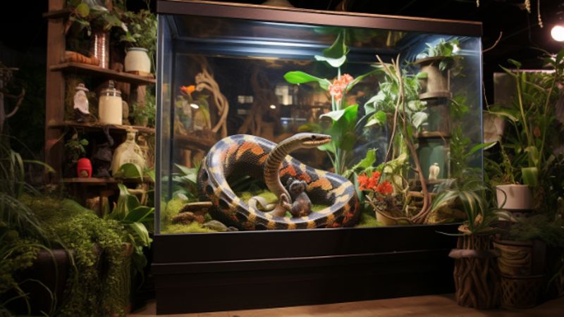 Unterbringung und Pflege: Python als Haustier