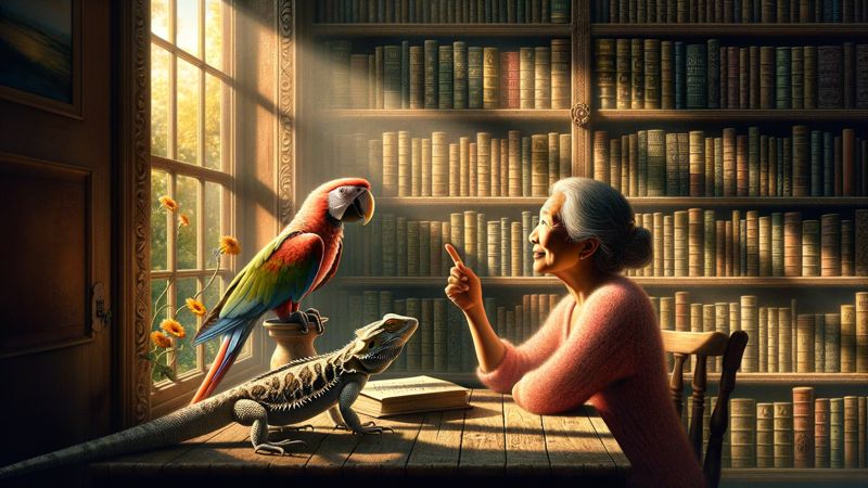 Die Beziehung zwischen Papageien und Menschen