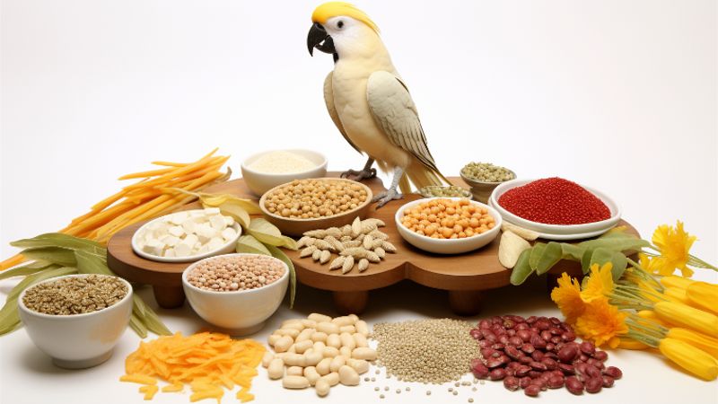 Proteine und Kohlenhydrate durch Samen und Nüsse
