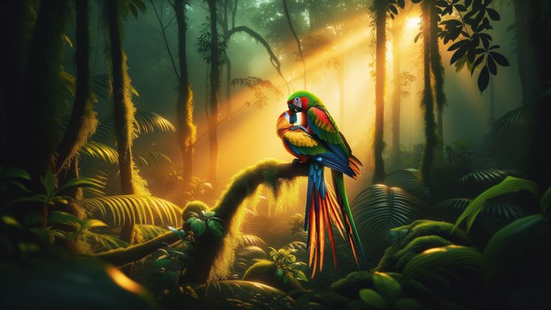 Der Schutz der Papageien und ihre Fortpflanzung in der Wildnis