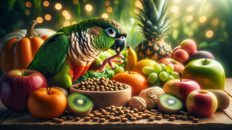Die richtige Ernährung für ein langes Papageienleben