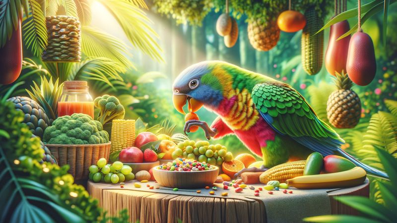 Lebensraum und Ernährung: Die Basis für ein gesundes Papageienleben
