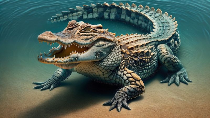 Häuten sich Krokodile und Alligatoren ihre Schuppen?