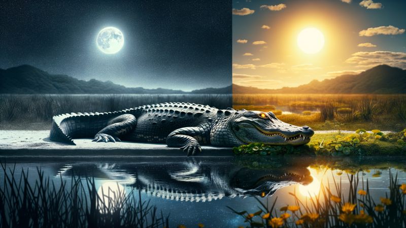 Sind Alligatoren nacht- oder tagaktiv?
