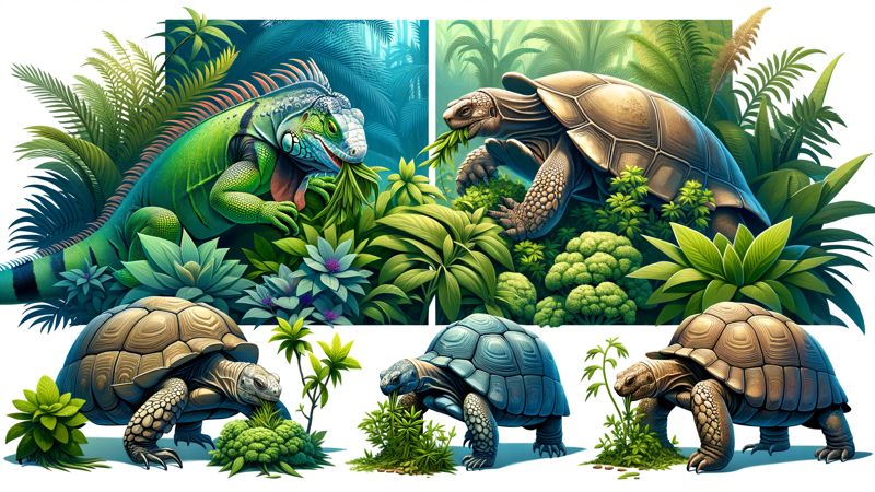 Welche Reptilien sind Pflanzenfresser?