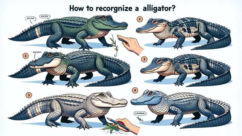 Wie erkennt man einen Alligator?