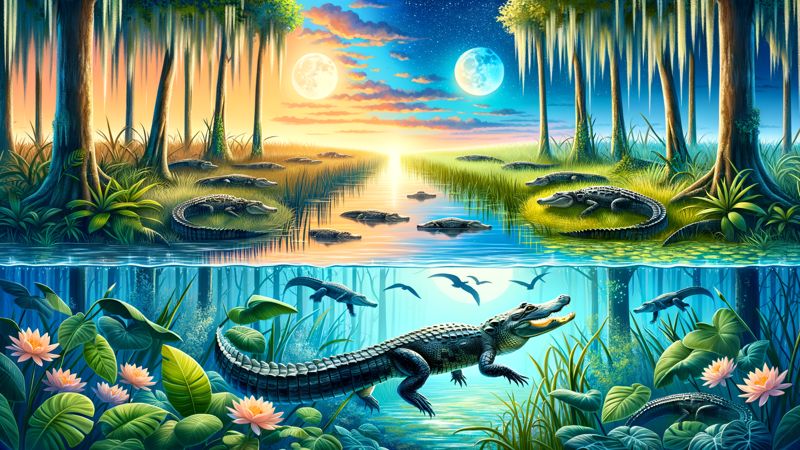 Zu welcher Tageszeit sind Alligatoren am aktivsten?