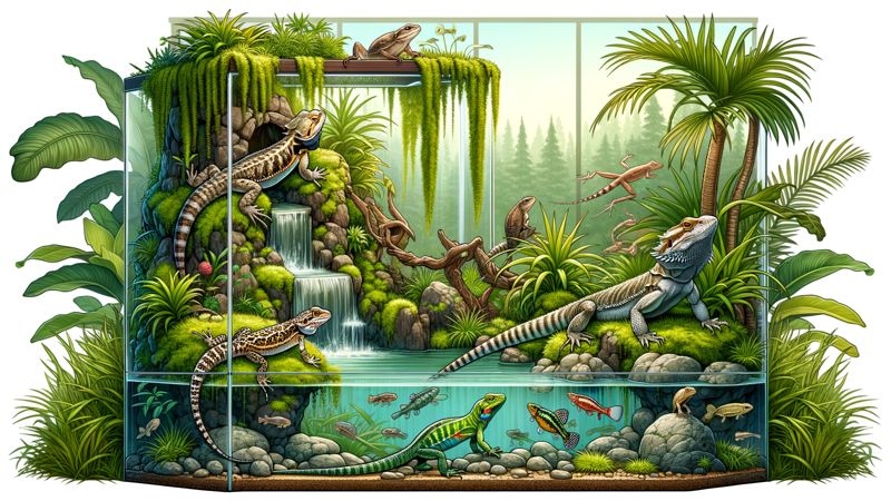 Amphibien für Paludarium