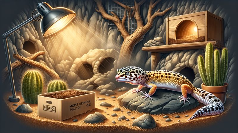 Legen Leopardgeckos in Gefangenschaft Eier?