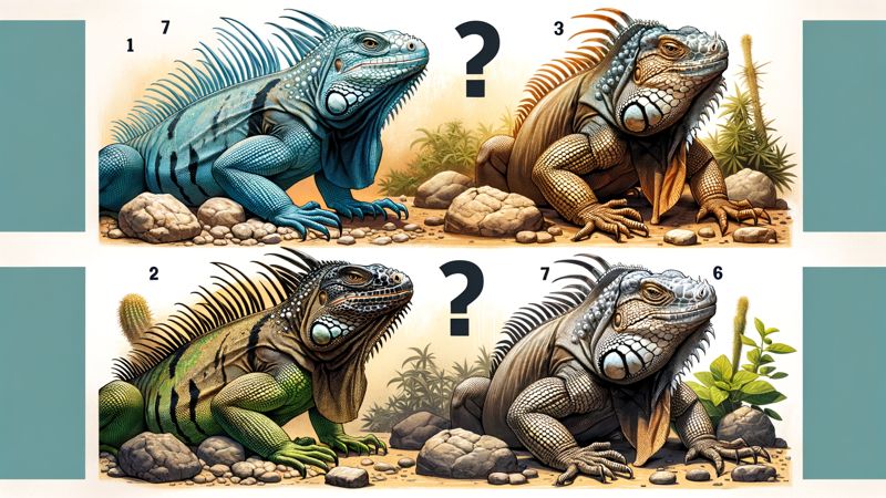 Nashornleguan & Felsenleguan