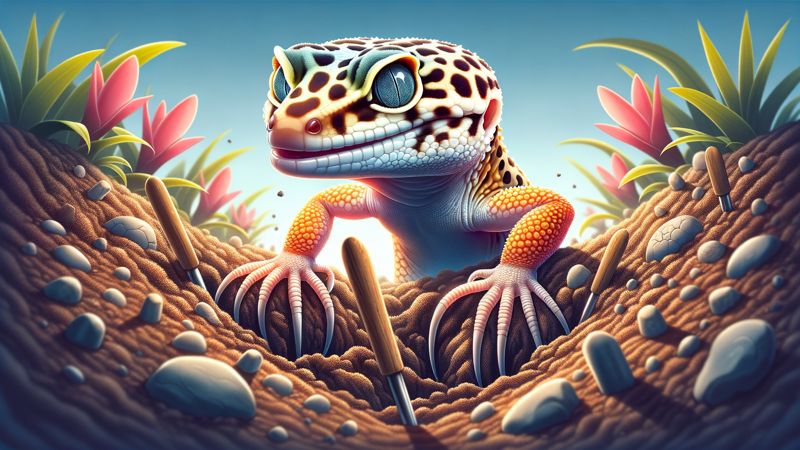 ründe, warum Leopardgeckos graben