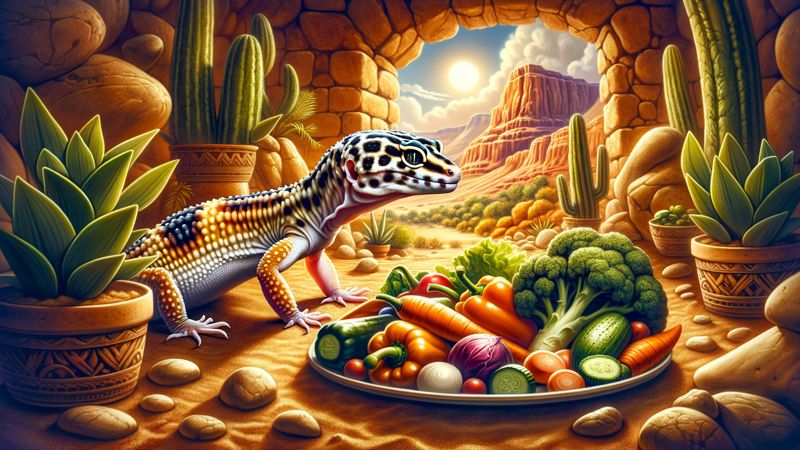 ründe, warum Leopardgeckos kein Gemüse essen können