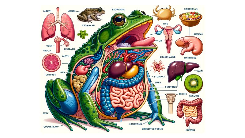 Verstehen des Verdauungssystems von Fröschen und Kröten