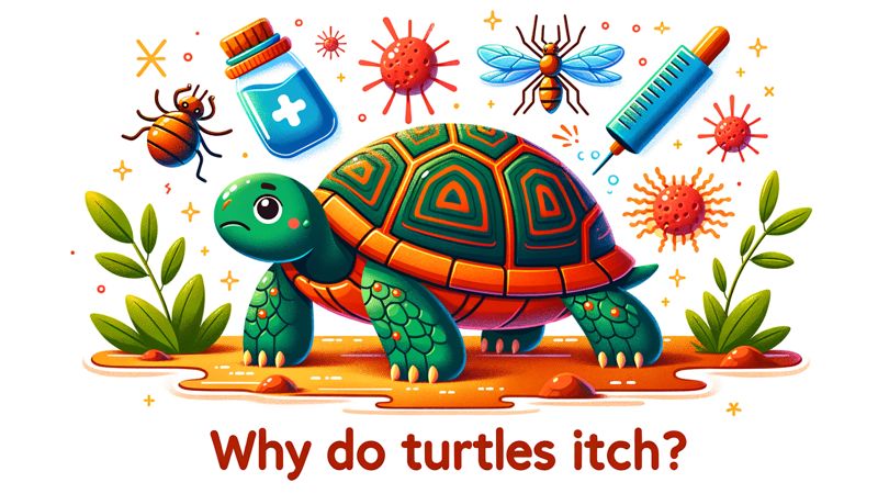 Warum bekommen Schildkröten Juckreiz?
