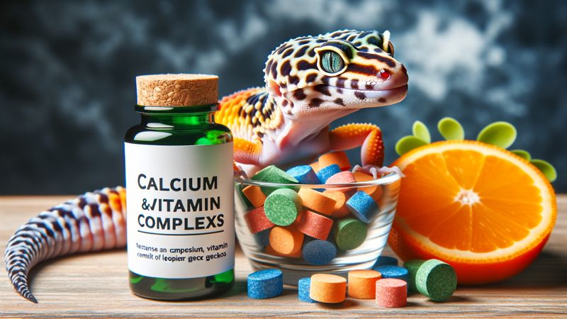 Warum benötigen Leopardgeckos Kalzium- und Vitaminkomplexe?