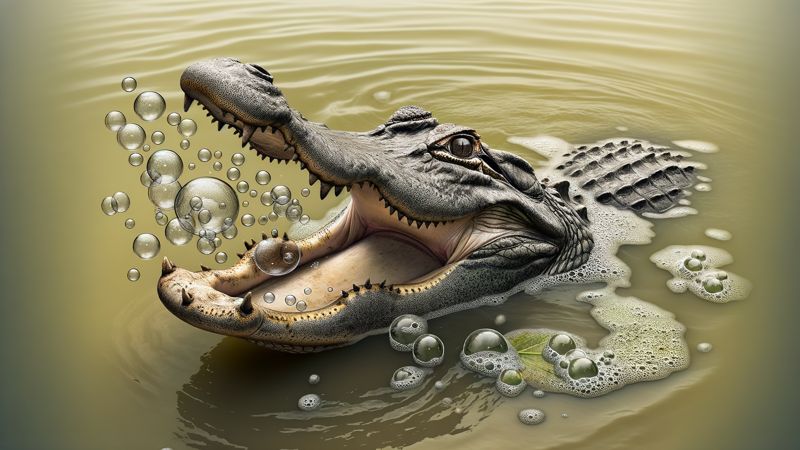 Warum blasen Alligatoren Blasen?