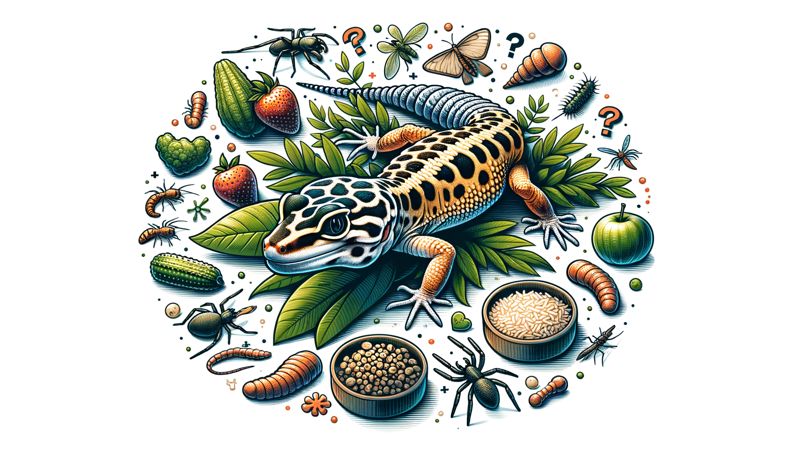 Was fressen Leopardgeckos?