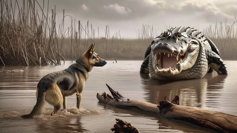 Was tun, wenn ein Alligator deinen Hund angreift
