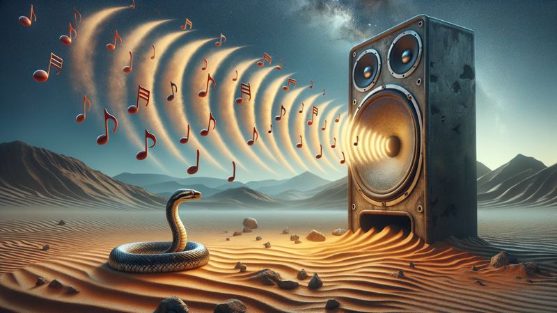 Beeinflusst laute Musik Schlangen?