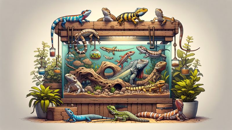 Die 7 besten Reptilien für ein 100-Liter-Aquarium