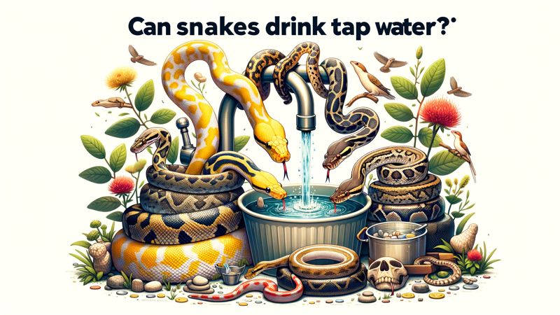 Können Schlangen Leitungswasser trinken?