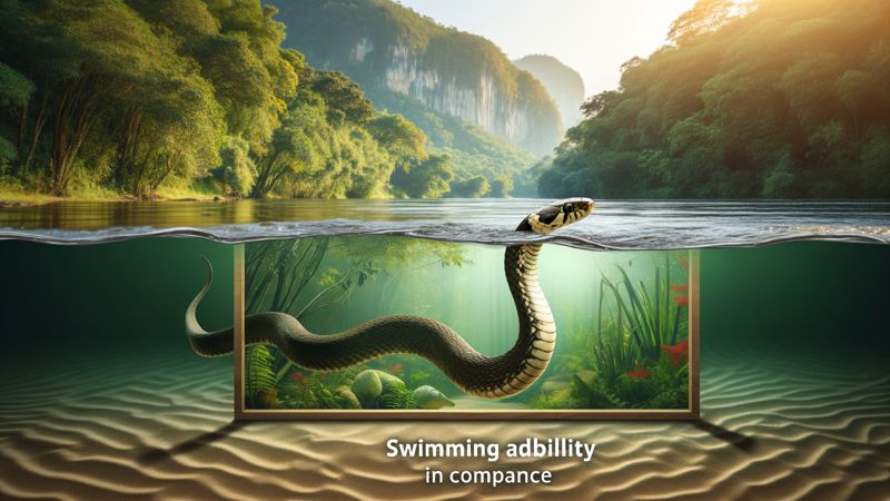 Können Schlangen schwimmen?