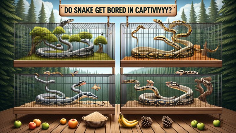 Langweilen sich Schlangen in Gefangenschaft?