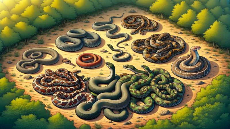 Leben Schlangen in Gruppen?