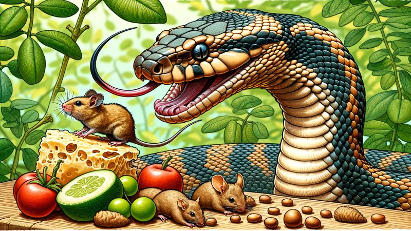 Mögen Schlangen den Geschmack ihrer Nahrung?