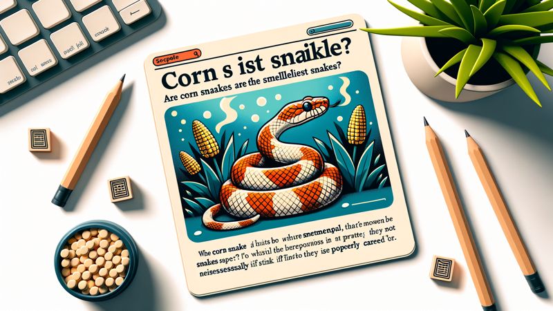 Sind Kornnattern die stinkendsten Schlangen?