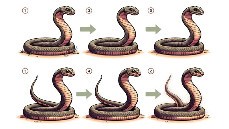Sollte ich mir Sorgen machen, wenn meine Schlange sich aufrichtet?