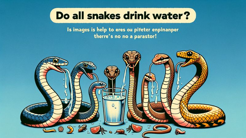 Trinken alle Schlangen Wasser?