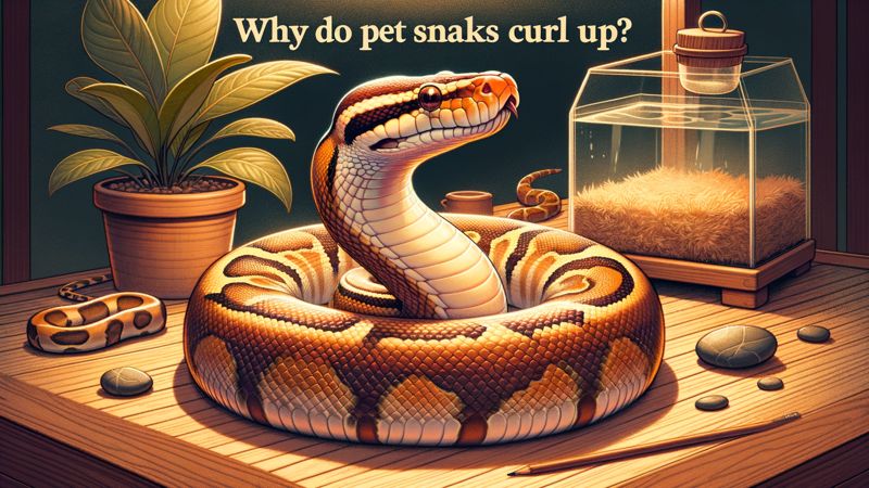 Warum rollen sich Haustierschlangen zusammen?