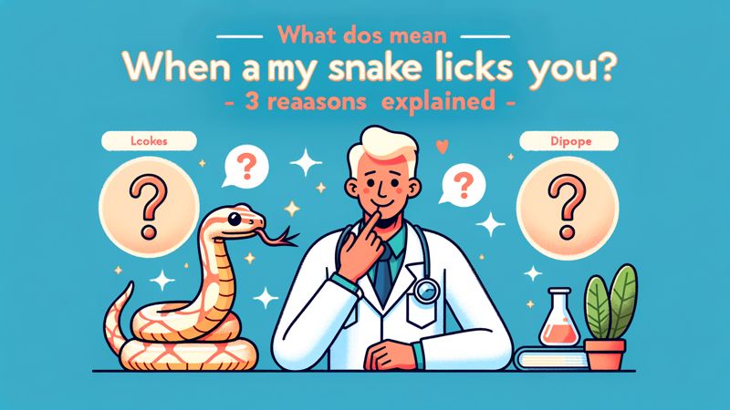 Was bedeutet es, wenn eine Schlange dich leckt?