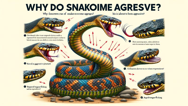 Wie erkennst du, dass eine Schlange zum Angriff übergehen will?