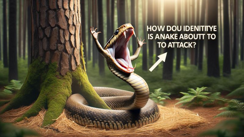 Wie erkennst du, ob eine Schlange kurz davor ist anzugreifen?