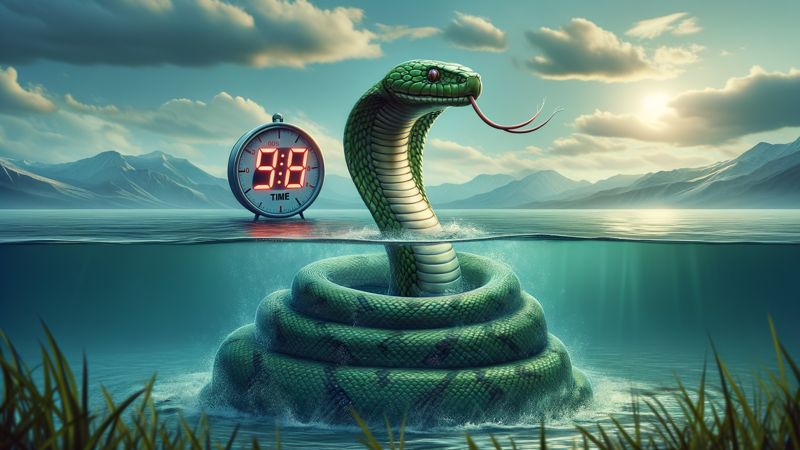 Wie lange können Schlangen den Atem anhalten?