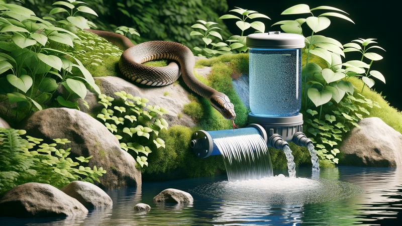Wie machst du Wasser sicher für Schlangen