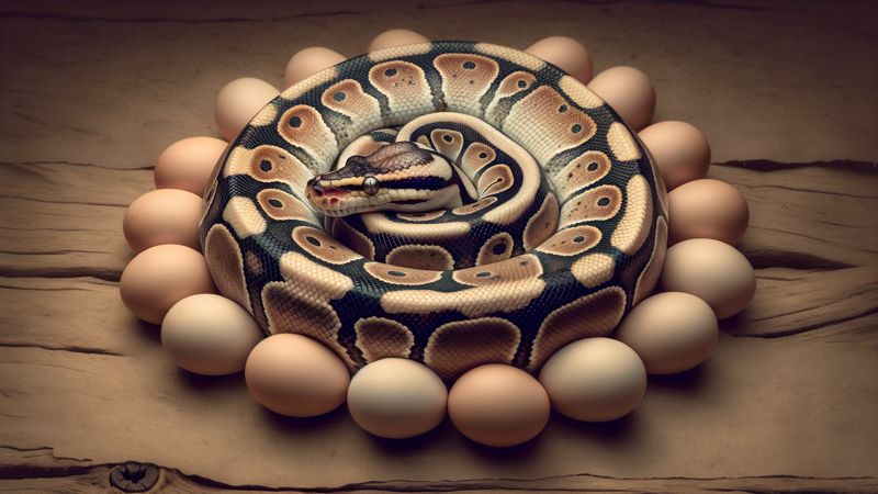 Wie oft können Königspythons Eier legen?